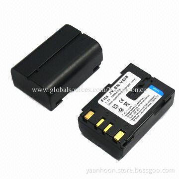 Camera Battery for JVC BN-V408, Replacement for 120/DVL145/DVL145EG/ DVL150/DVL157EG